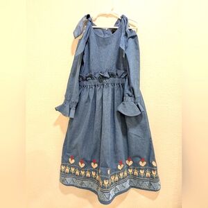 3 For $25 Imported Girls Dress with Embroidery